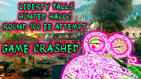 LIBERTY FALLS "2P HUNTED HAVOC" ROUND 100 EE (OUR GAME CRASHED)😭