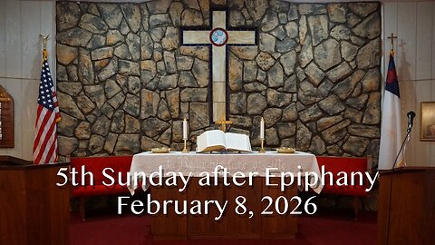 Let Your Light Shine - Matthew 5:13-20 0 - 5th Sunday after Epiphany - February 8, 2026