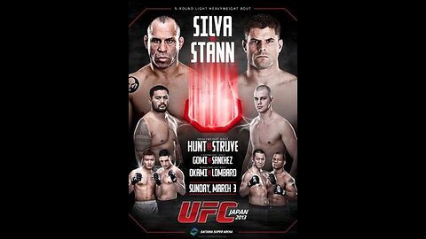 UFC Fight Night on FUEL 8: Silva vs Stann - Mar 03 2013 - Saitama Super Arena