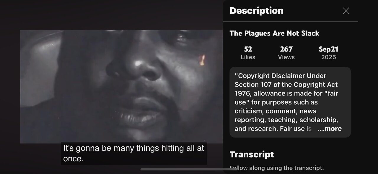 RE: The ‘Plagues’ Are Not Slack