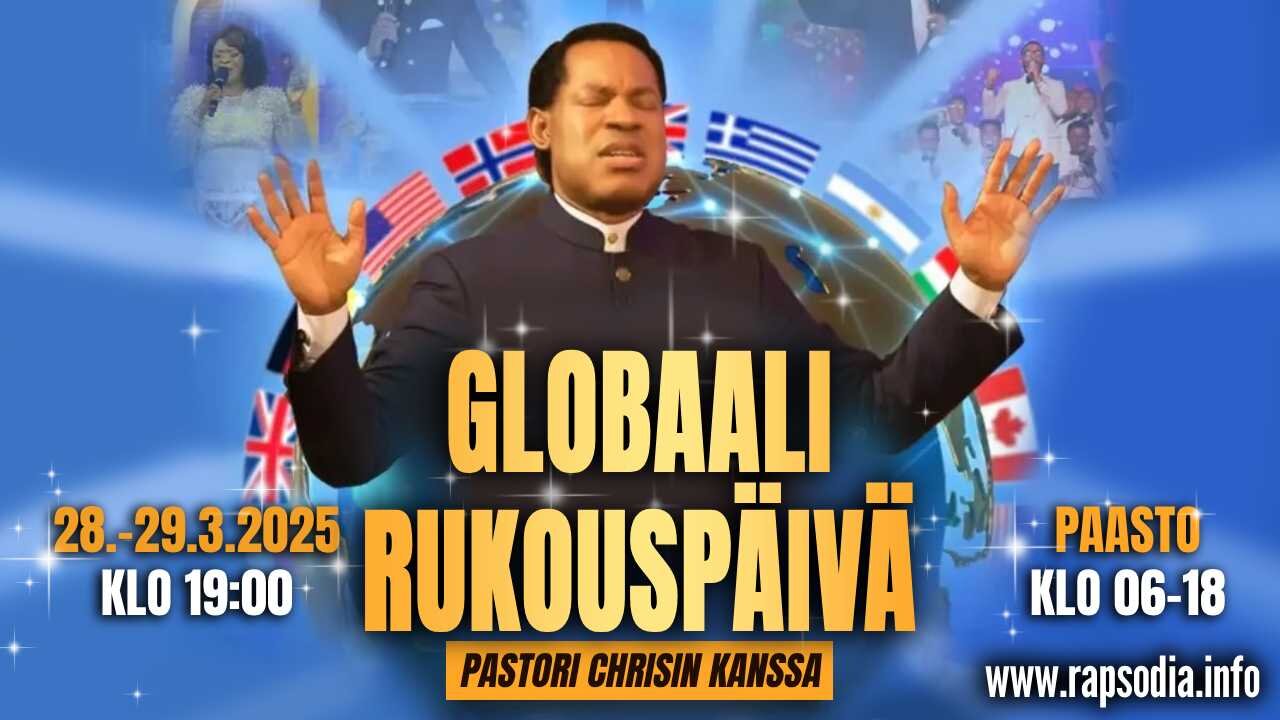 Globaali rukouspäivä pastori Chrisin kanssa 29.3.2025