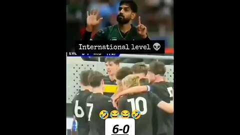 New trend 🤣 6-0 international level