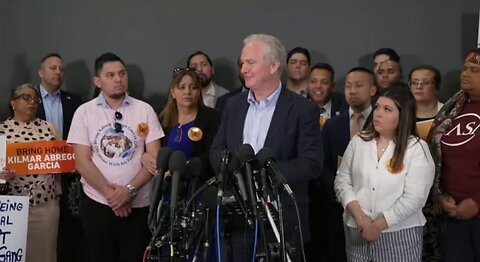 Sen Van Hollen Claims President Bukele Planted Margaritas At His Meeting With Garcia