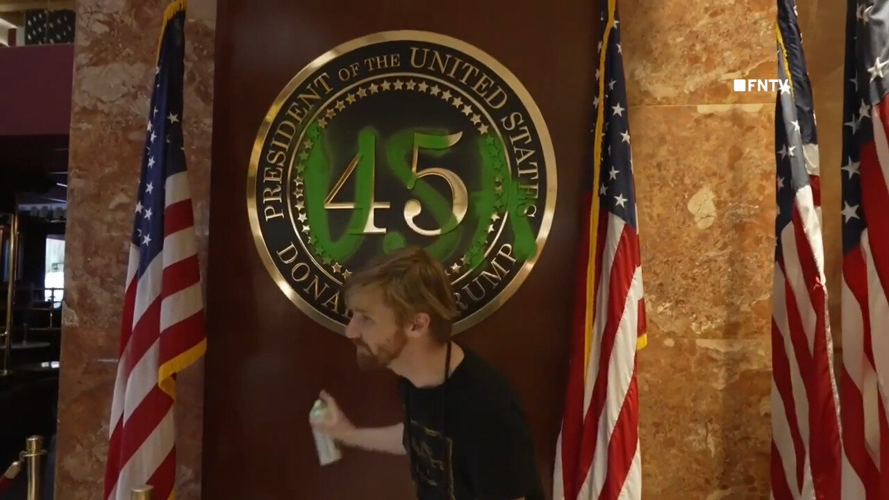 Climate Protester Arrested For Vandalism In Trump Tower