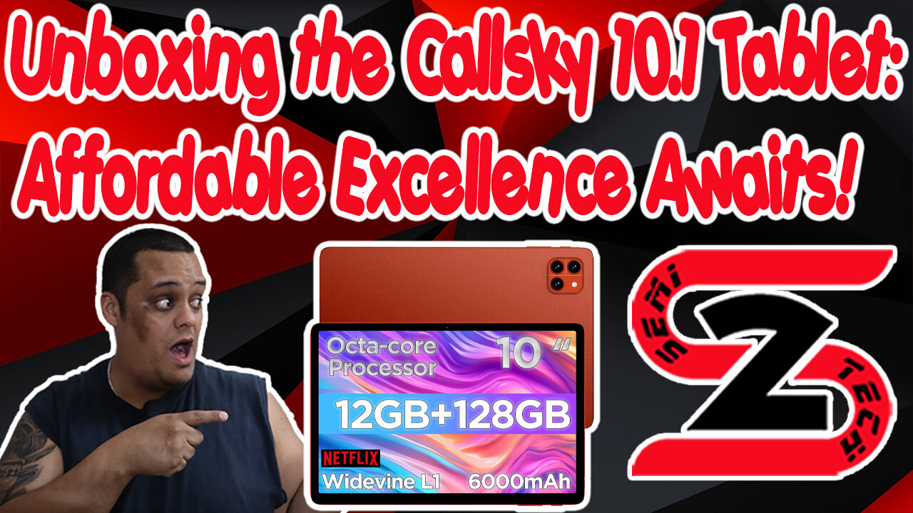 Unboxing the CallSky 10.1 Tablet: Affordable Excellence Awaits!
