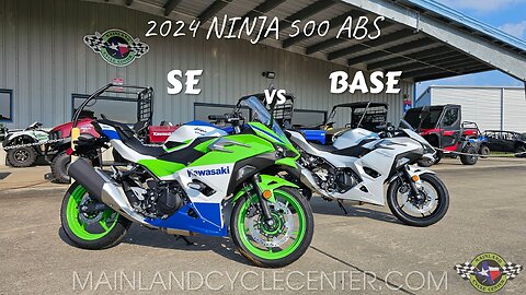 2024 KAWASAKI NINJA 500 ABS VS NINJA 500 SE COMPARISON