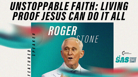 🎥 Roger J Stone Jr’s opening message: Jesus Christ can do amazing things 🙌