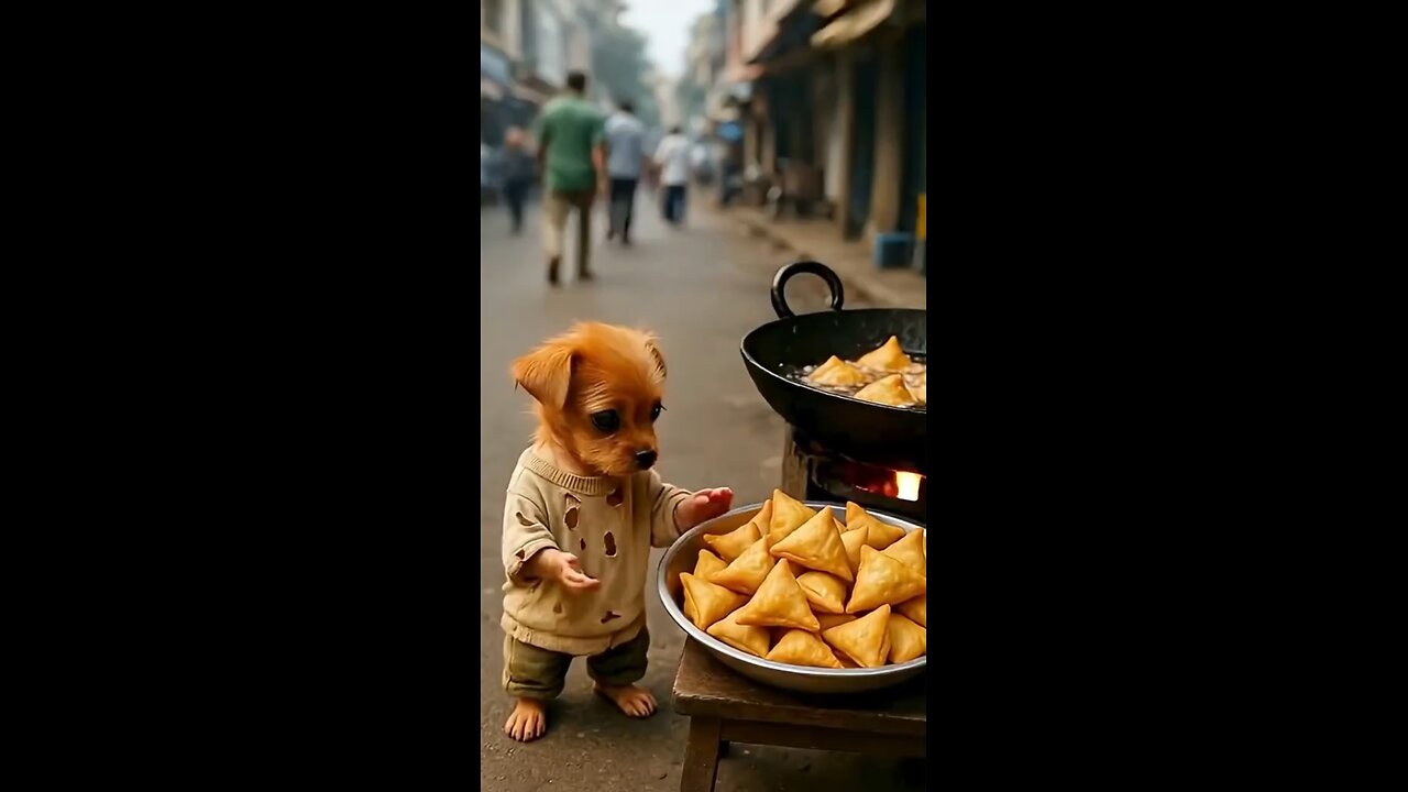 Poor Little Puppy 🐾💔 | Cute AI Dog Animation | Must Watch!