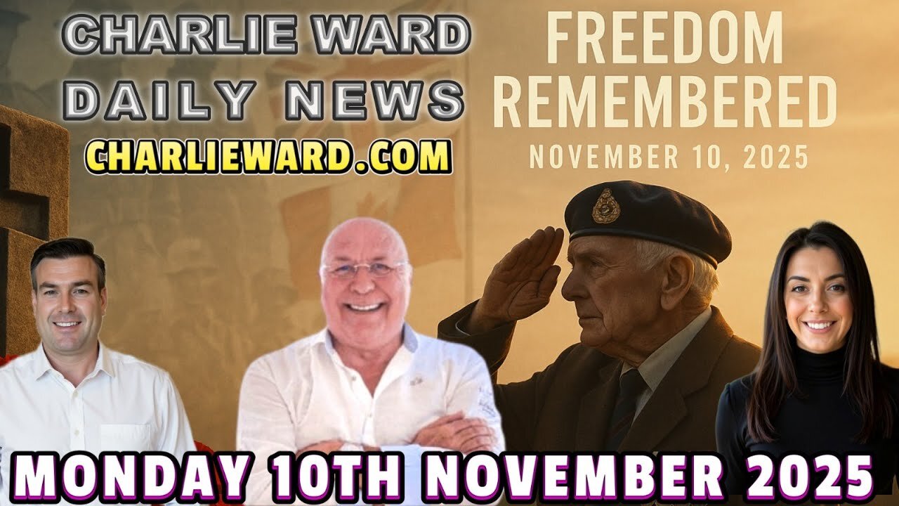 CHARLIE WARD DAILY NEWS WITH CHARLIE WARD, PAUL BROOKER & DREW DEMI MONDAY 10TH NOVEMBER 2025