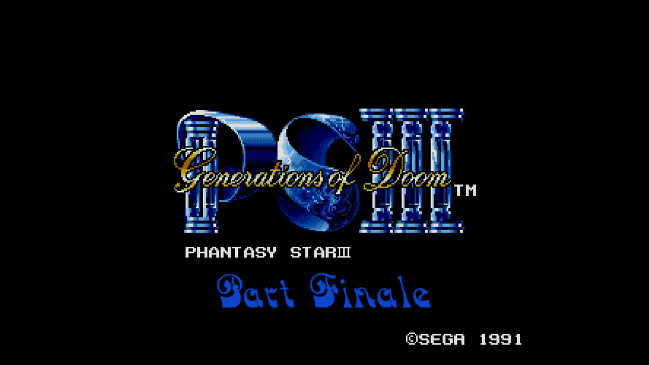 Phantasy Star 3 finale (genesis)