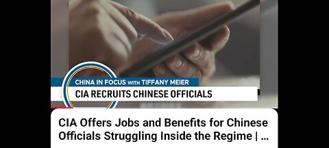 CIA OFFERS JOBS/BENEFITS TO CHINESE OFFICIALS