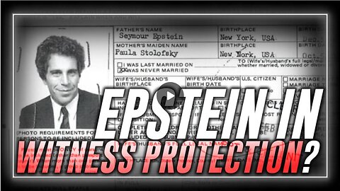 Did The Deep State Stage Jeffrey Epstein's Death To Put Him In A Secret Witness Protection Program?