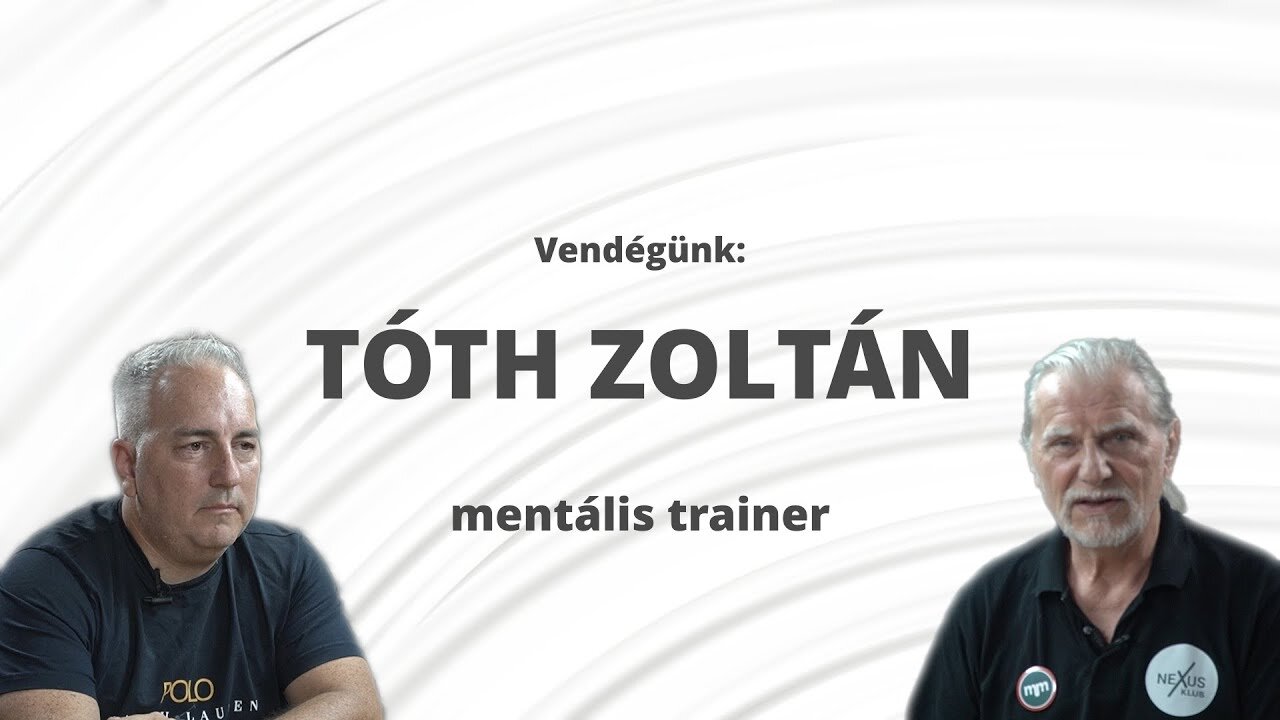 VALÓDI VILÁG - vendégünk: Tóth Zoltán, mentális trainer