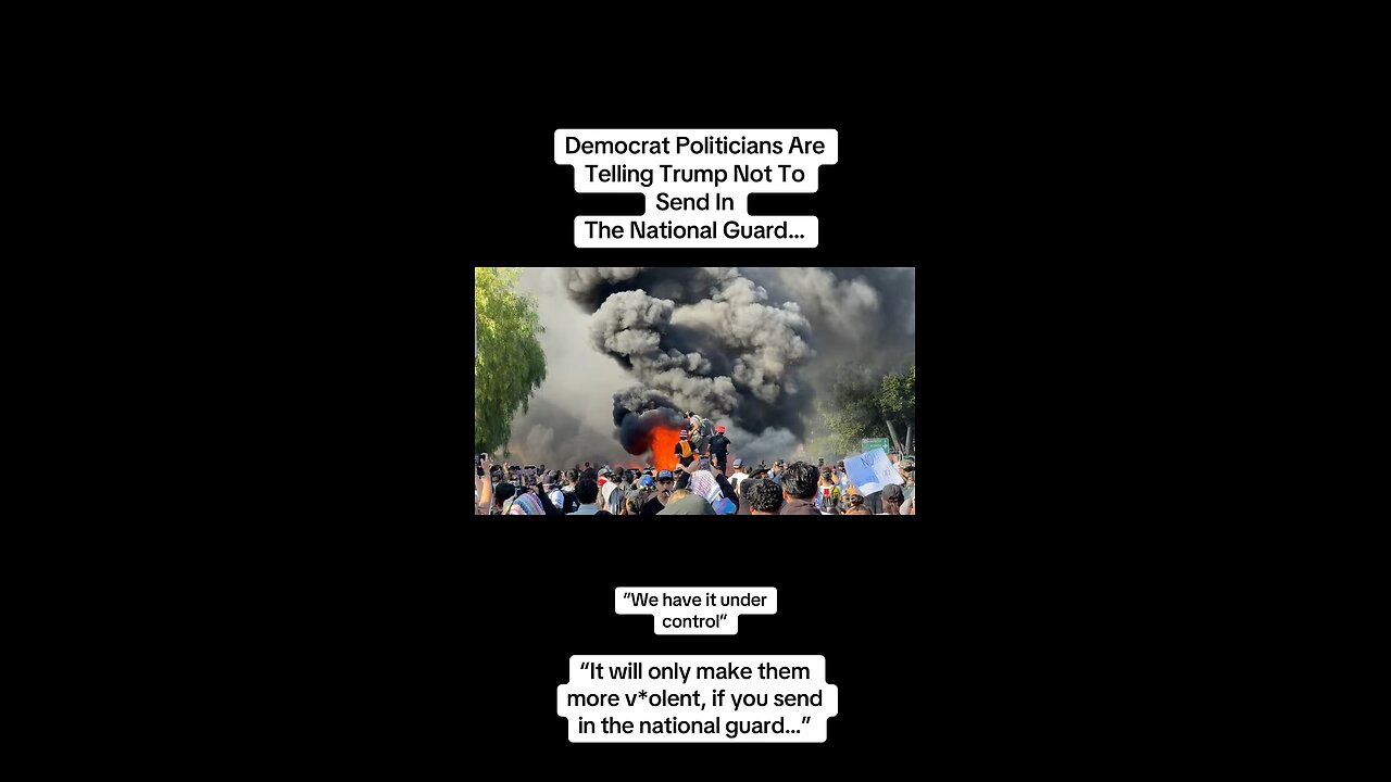 The “peaceful,” protests