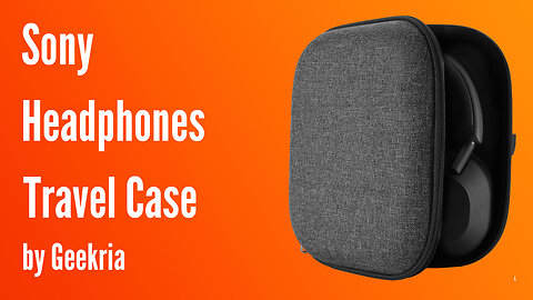 Sony Over-Ear Headphones Travel Case, Hard Shell Headset Carrying Case | Geekria