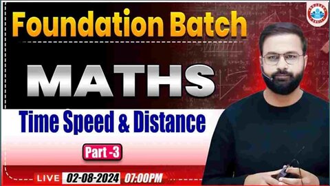 MATH CLASS, TIME AND SPEED CLASS #3