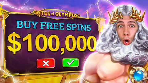 RETURNING WITH AN INSANE $100,000 GATES OF OLYMPUS BONUS BUY ⚡