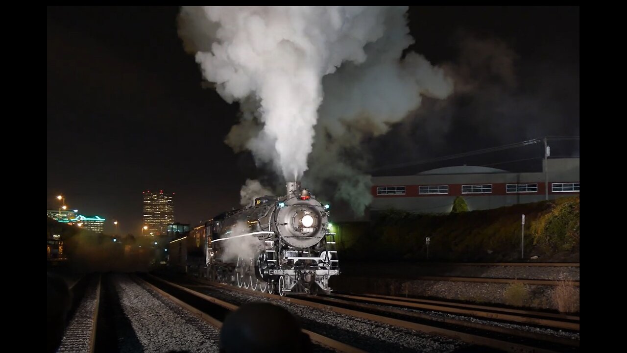 SP&S 700 Steam Train Full Throttle Accelerate!