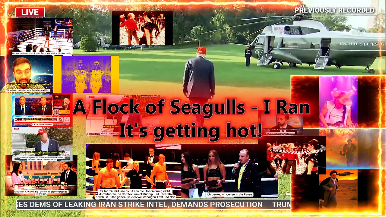 It's getting hot! . A Flock of Seagulls - I Ran