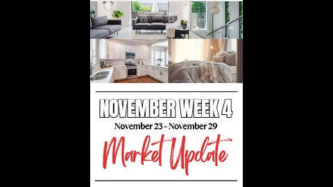 📊 November Week 4 Market Update for Fort Worth, Arlington, Dallas & Grand Prairie!
