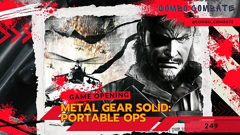 Metal Gear Solid Portable Ops .Abertura