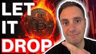 Bitcoin might drop more from here. I don’t care.