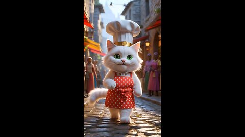 cat cooking 🍳🍳
