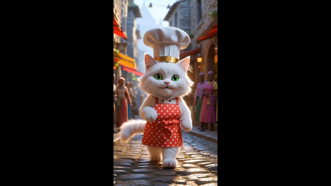 cat cooking 🍳🍳