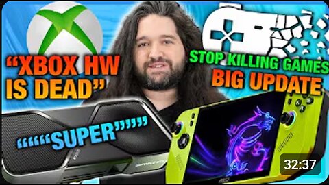"Xbox Hardware is Dead" 😱 | Stop Killing Games Update 🛑 + NVIDIA RTX 5070 Ti "Super" Leak! 🔥