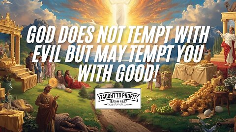 God Does Not Tempt With Evil But May Tempt You With Good!