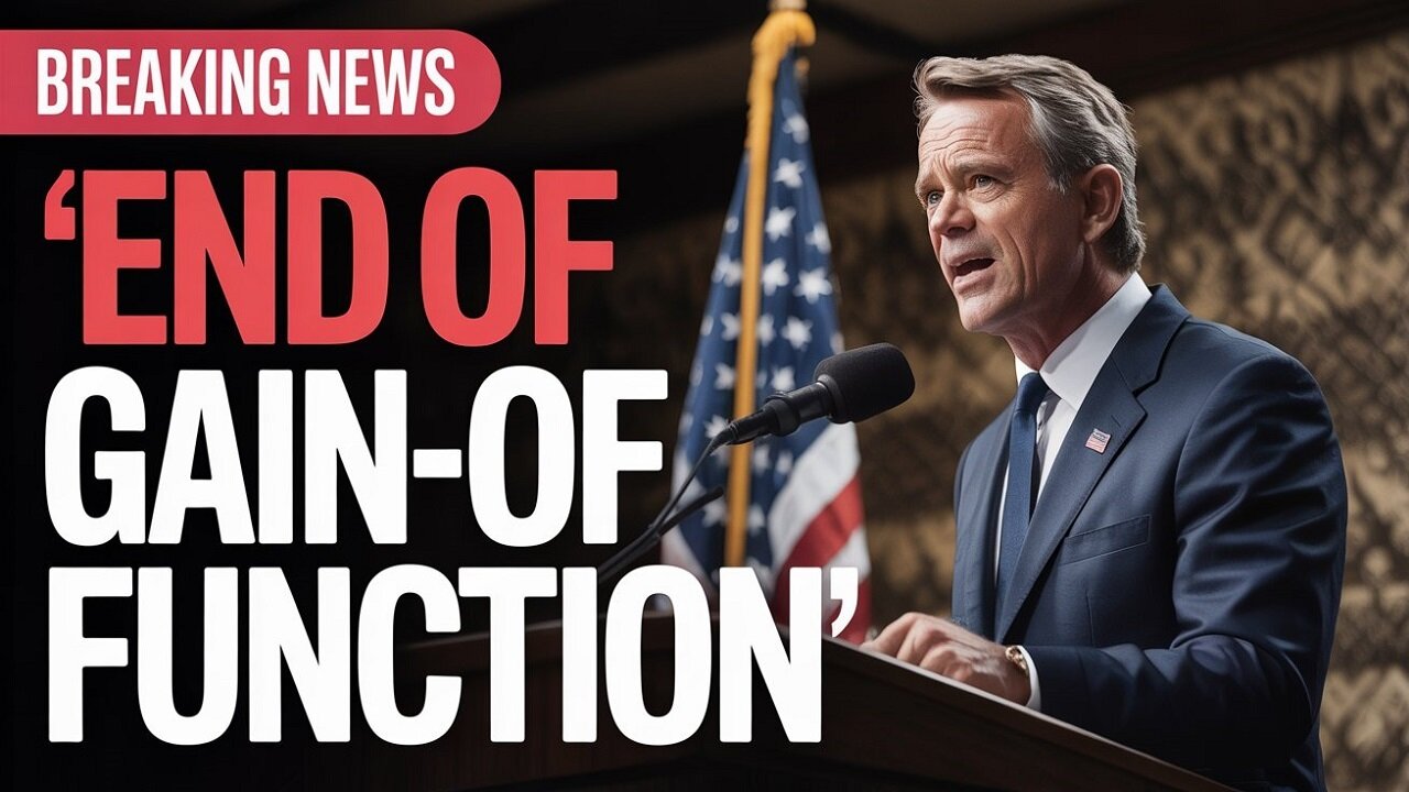 🚨 BREAKING: RFK Jr. Announces End of Gain of Function Research | History Exposed