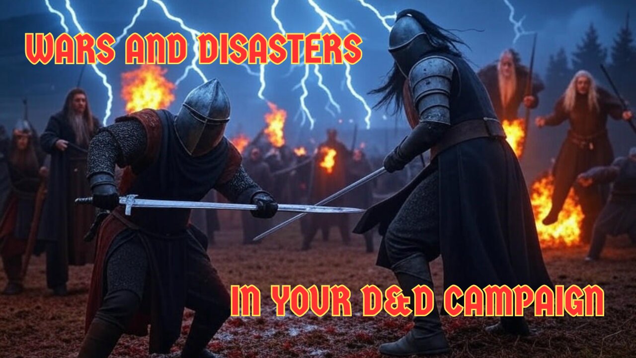 How To Handle Wars And Disasters In Your Campaign. Part of My How To Be An Awesome GM Series
