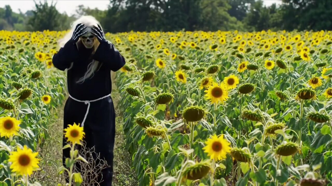 Sunflower field of death