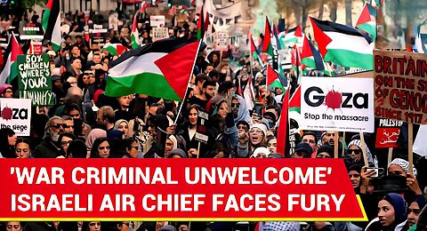'Get Out, You War Criminal': Israeli Air Chief In UK Humiliated Over 'Gaza Genocide'