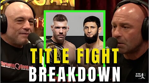 Joe Rogan Breaks Down Dricus Du Plessis vs Khamzat Chimaev — UFC 319 Title Fight Preview
