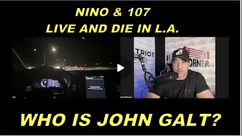 NINO W/ JUAN O'SAVIN. CHAOS ERUPTS. TO LIVE AND DIE IN L.A. WHO IS John Galt?