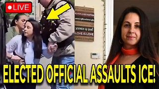 Elected Official Busted Assaulting ICE and Local Officers!