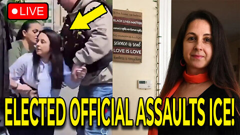 Elected Official Busted Assaulting ICE and Local Officers!