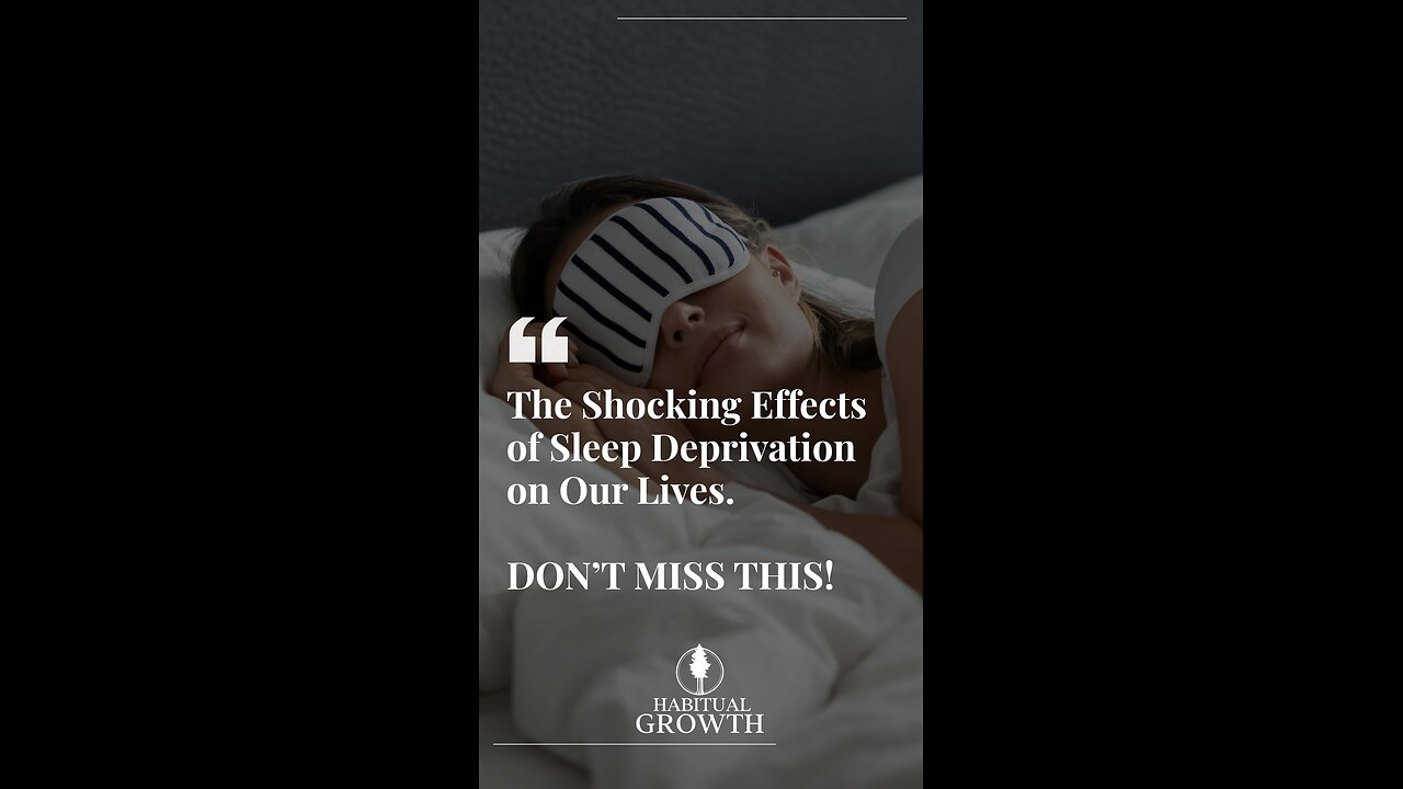 😴 The Shocking Effects of Sleep Deprivation 🧠💥