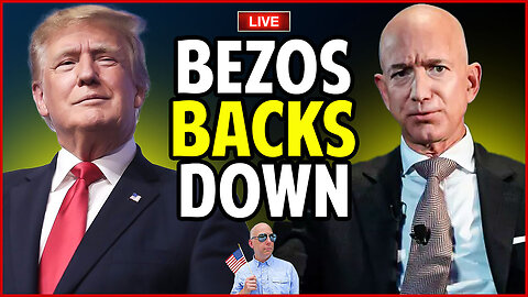 🔴 Bezos Backs Off After Trump Tariff Attack!