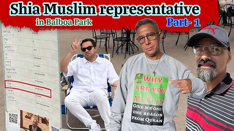 Shia Muslim representative in Balboa Park