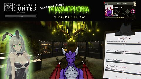 Lavistro Plays Live - Phasmophobia Easter Challenge Week Day 2 of 9