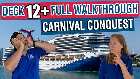 Discover Deck 12+ on Carnival Conquest | Tall Man’s Cruise Adventures