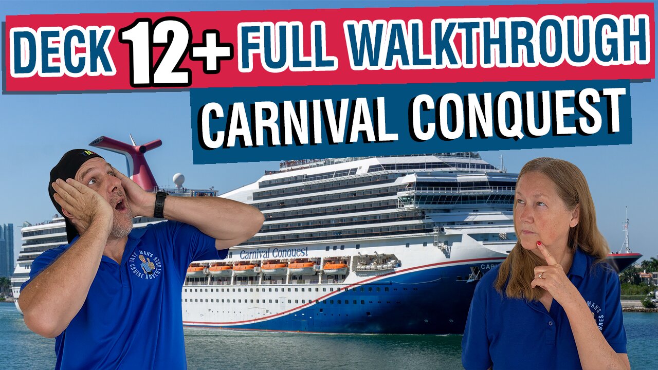 Discover Deck 12+ on Carnival Conquest | Tall Man’s Cruise Adventures