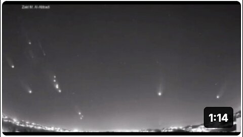 "Iran Launches Missile Attack Against Israel, Footage Emerges from Amman, Jordan"