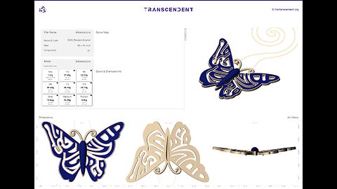 0009-Pendant, Mystique Delicate Butterfly | #theTRANSCENDENT #tTʇ
