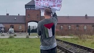Calling out Gaza genocide at Auschwitz