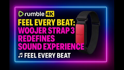 "🎶 Feel Every Beat: Woojer Strap 3 Redefines Sound Experience! 🎥💥"