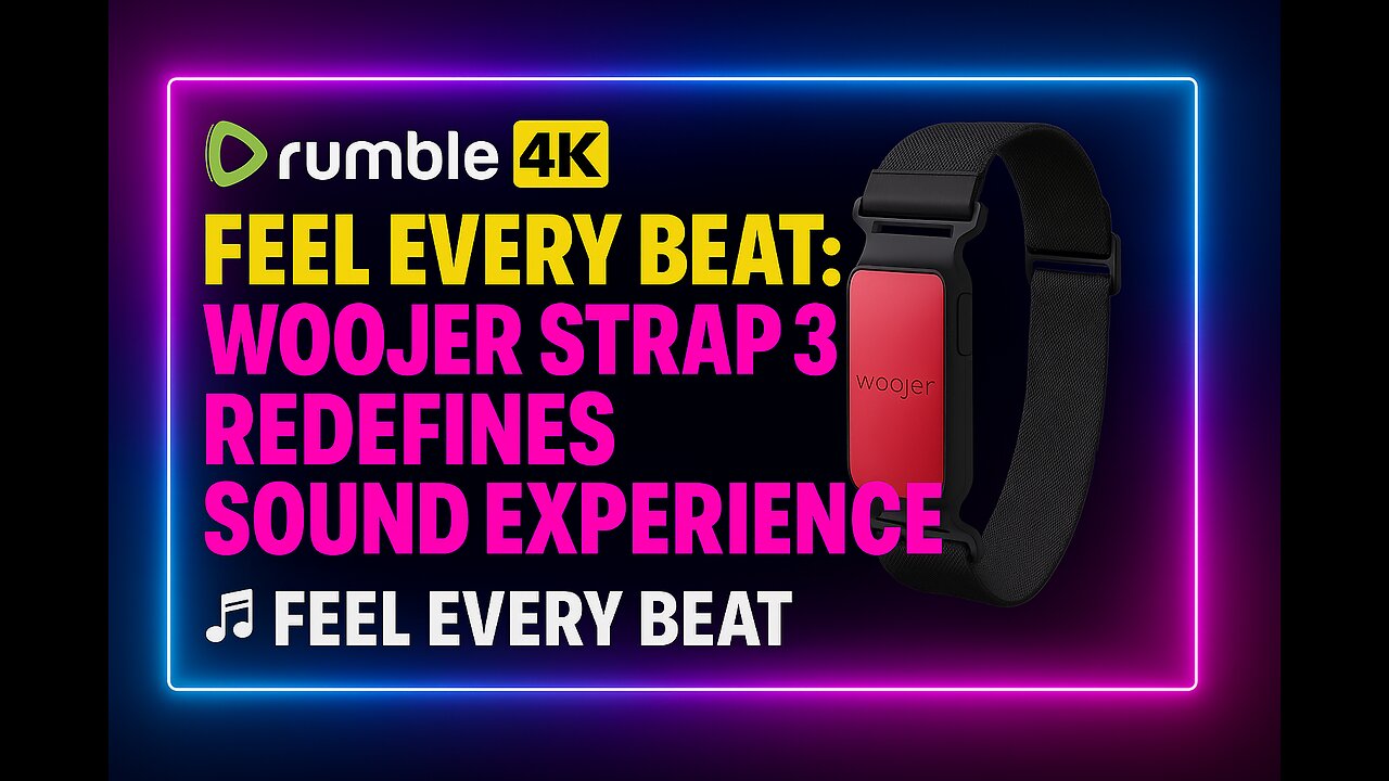 "🎶 Fee🎶🎥 Feel Every Beat: Woojer Strap 3 Redefines the Sound Experience! 💥🎧 Every Beat: Woojer Strap 3 Redefines Sound Experience! 🎥💥"