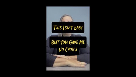 This Isn’t Easy For Me To Do. 😑